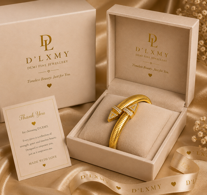 HER - Modern Luxury Geometric Design Bracelets - 18k Gold plated